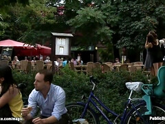 Sadomasochismus, Fesselspiele, Kehlenfick, Würgen, Deutsch, Hd, Öffentlich, Muschi