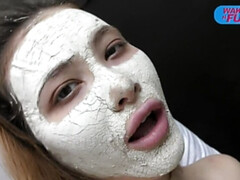 Bezaubernd, Arschlecken, Schlafzimmer, Blasen, Nippel, Nackt, Orgasmus, Rasiert