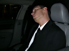 Katie blowjob limo drivers big hard cock