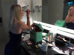 Любители, Ванна, Грязь, Платье, Подружка, Трусики, От первого лица, Курящие