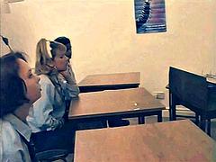 Zwart, Blond, Zwart, Openbaar, Billekoek, Student, Uniformpje, Oud