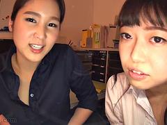 Asiatisch, Fetisch, Japanische massage, Küssen, Lesbisch, Pov