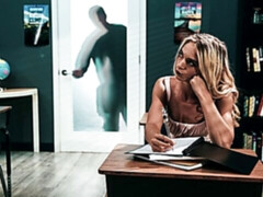 Grosser schwanz, Blondine, Behaart, Handjob, Küssen, Dürr, Jungendliche (18+), Titten