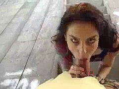 Internal ejaculation, outdoors, climax