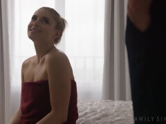 Blonde, Papa, Fille, Hard, Léchez, Punition, Chatte, Nénés