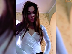 Брюнетки, Мастурбация, На природе, Соло, Молоденькие, Вебкамера