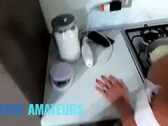 True amateurs - cougar chanty gets drilled in spread eagle and even gets a grubby cum inside surprise