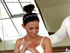 Большой член, Минет, Сперма на лице, Крошечные, Молоденькие