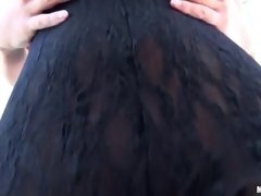 blonde slut sucks dick & gets fucked hard