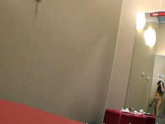 naked in the public store dressing room