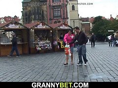 Hairy pussy granny tourist screwed on the floorHairy pussy g
