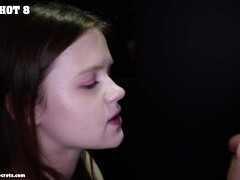 18 jahre, Blasen, Braunhaarige, Sperma im mund, Spermaladung, Hd, Natürlichen titten, Rotschopf