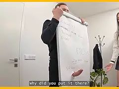 Braunhaarige, Paar, Hd, Büro, Realität, Schreiend, Rock, Jungendliche (18+)