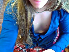 nice trans masturbation and cumshot