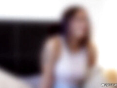 Luna 19yo Latina Girl with Big Naturals that is Going to Job Interviews - amateur homemade hardcore