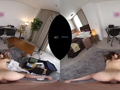 Asian gorgeous nymph VR amazing clip