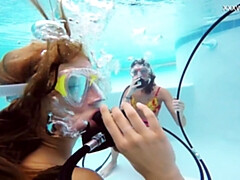 Naughty Katya - hungarian video - Underwater Show