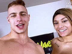Skylar's Tiny Pussy Gets Wrecked By Jayden's Monster Cock!