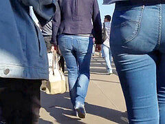 Hot tight ass, tight jeans ass, denim