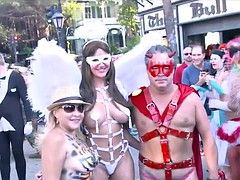 Fantasy Fest Naked Street Flashers
