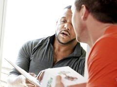 Anal, Culo, Rubia, Atragantadas, Jeans, Cabello corto, Trio, Tetas