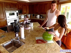 18, アジア人, お尻, デカチン, 茶髪の, カワイイ, オマンコ, ティーン