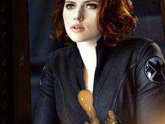 Scarlett Johansson cum tribute and jerk off challenge