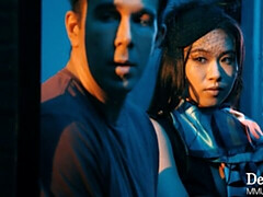 Asiatique, Gros cul, Grosse bite, Sucer une bite, Interracial, Seins naturels, De plein air, Public