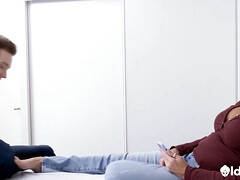 ブロンド, フェラチオ, 手コキする, ハードコア, 熟年, オマンコ, ラフ, 剃毛