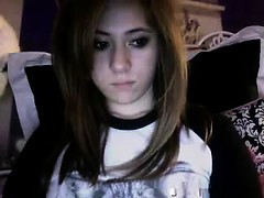 素人, 茶髪の, ヨーロピアン, オナニー, 一人, ウェブカメラ