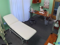 Amateur, Médecin, Léchez, Infirmière, Bureau, Pov, Chatte, Uniforme