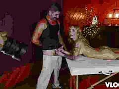 Adroit Nathan Bronson and Kathryn Mae at busty movie