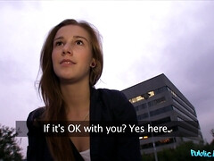 Amateur, Blonde, Sucer une bite, Tchèque, En levrette, Fait maison, Public, Timide