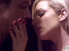 アナル, デカ尻, デカチン, ブロンド, フェラチオ, バック, ティーン, オッパイの