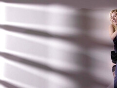 美女, デカパイ, ブロンド, 巨乳な, イく瞬間, エロティック, 自然山雀, オッパイの