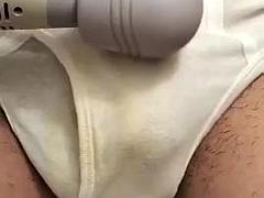 I wore a new pair of briefs and ejaculated in the briefs 4th time using an electric massage machine!