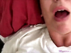 デカパイ, ブロンド, エロ熟女, 家族, 熟年, 淫乱熟女, ハメ撮り, 息子