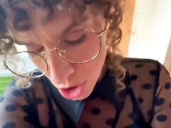 Arsch, Grosser schwanz, Blasen, Braunhaarige, Hd, Milf, Nippel, Strümpfe