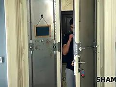 変態, ブロンド, 捕まる, Hd, 自然山雀, 叫ぶ, ストッキング, オッパイの