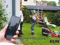 Man die toekijkt, Tsjechisch, Hd, Geld, Twee staartjes, Kut duiken, Geschoren, Vrouw