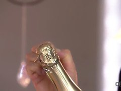 18, フェラチオ, 茶髪の, カップル, カワイイ, 熟年, 現実, ティーン