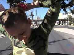 Amateur, Blonde, Bottes, Petite amie, Piercing, Chatte, Maigrichonne, Chaussettes