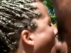 Grote lul, Pijpbeurt, Rondborstig, Sperma shot, Zwart, Hardcore, Kut duiken, Tieten likken