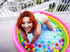 Culo grande, Verga grande, Tetas grandes, Mamada, Estilo perrito, Tetas naturales, Pov, Pelirrojo