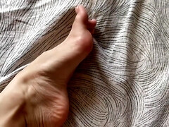 Toes With Beige Pedicure