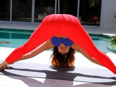 Kont, Blond, Vingeren, Lesbisch, Likken, Masturbatie, Strippen, Tiener