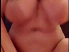 Asiático, Tetas grandes, Consolador, Montar, Tetas