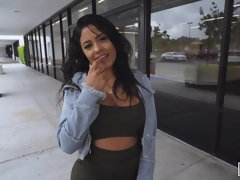 Cul, Gros seins, Sucer une bite, Brunette brune, Fille latino, Pov, Tatouage, Adolescente