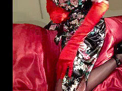 Wichsen, Transe, Höschen, Transfrau, Rock, Solo, Strümpfe, Tanga