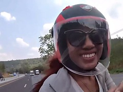 Asiático, Verga grande, Novia, Pajear, Sexo duro, Chupando, Adolescente, Tailandés